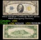 1934A $10 Silver Certificate North Africa WWII Emergency Currency Grades vf+