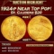 1924-p Gold St. Gaudens Double Eagle Near Top Pop! $20 ms67+ SEGS