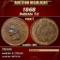 1868 Indian Cent 1c Grades ms65+ BN