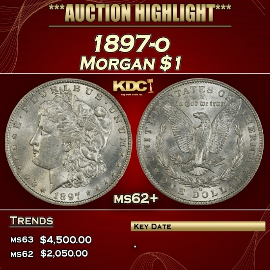 1883-s Morgan Dollar $1 ms62 USCG