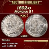 1892-o Morgan Dollar $1 ms65+ SEGS