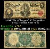 1880 $5 Large Size Legal Tender Note 