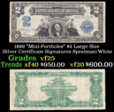 1899 $2 Large Size Silver Certificate 