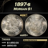 1897-s Morgan Dollar $1 ms65+ SEGS