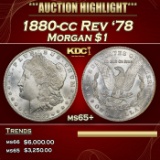 1880-cc Rev '78 Morgan Dollar $1 ms65+ SEGS