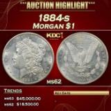 1884-s Morgan Dollar $1 ms62 USCG