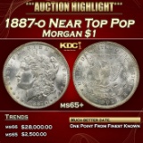 1887-o Morgan Dollar Near Top Pop $1 ms65+ SEGS