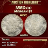 1880-cc Morgan Dollar $1 ms66+ SEGS