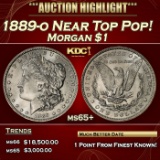 1889-o Morgan Dollar Near Top Pop! $1 ms65+ SEGS