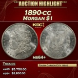 1890-cc Morgan Dollar $1 ms64+ SEGS