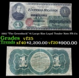1862 $1 Large Size Legal Tender Note 