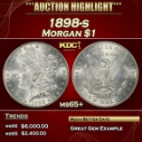 1898-s Morgan Dollar $1 ms65+ SEGS