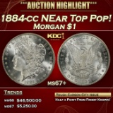 1884-cc Morgan Dollar NEar Top Pop! $1 ms67+ SEGS