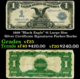 1899 $1 large size Silver Certificate 