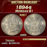 1894-s Morgan Dollar $1 ms63 USCG