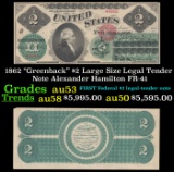 1862 $2 Large Size Legal Tender Note 