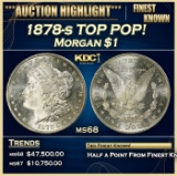 1878-s Morgan Dollar TOP POP! $1 ms68 SEGS