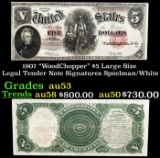 1907 $5 Large Size Legal Tender Note 