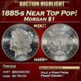 1885-s Morgan Dollar Near Top Pop! $1 ms66+ SEGS