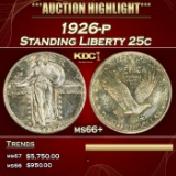 1926-p Standing Liberty Quarter 25c ms66+ SEGS