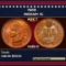 1900 Indian Cent . 1c Grades ms65 rb
