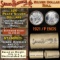 EI- SEARS Unc Peace Roll 20 silver dollars-RARE 1921/'P' Rev End