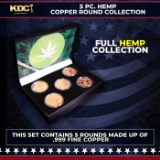 5 Copper Coin Weed/Hemp Set 5oz Of Copper