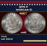 1879-p Morgan Dollar $1 Grades ms63
