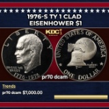 1976-s Ty 1 Clad Proof Eisenhower Dollar $1 pr70 dcam SEGS