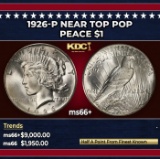 1926-p Peace Dollar Near Top Pop $1 ms66+ SEGS