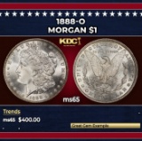 1888-o Morgan Dollar $1 Grades ms65