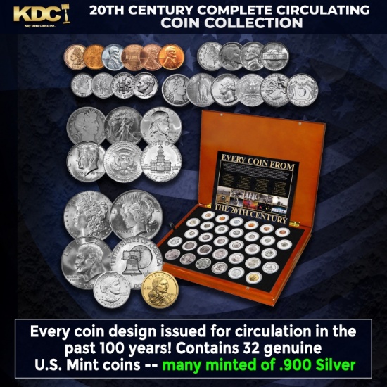 20th Century Complete Circulating Coin Collection