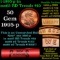 BU Shotgun Lincoln 1c roll, 1995-p 50 pcs Bank Wrapper 50c