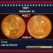 1901 Indian Cent . 1c Grades ms65 rd