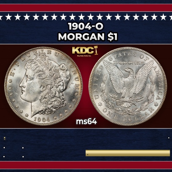 1904-o Morgan Dollar $1 Grades ms64
