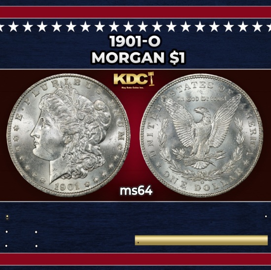 1901-o Morgan Dollar $1 Grades ms64