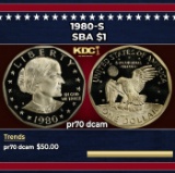 1980-s Proof Susan B. Anthony Dollar $1 pr70 dcam SEGS