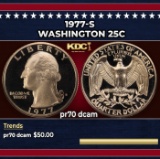 1977-s Proof Washington Quarter 25c pr70 dcam SEGS