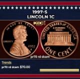 1997-s Proof Lincoln Cent 1c pr70 rd dcam SEGS