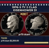 1976-s Ty 2 Clad Proof Eisenhower Dollar $1 pr70 dcam SEGS