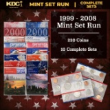 1999-2008 Full Mint Set Run - 220 Coins, 10 Complete Sets 10 Complete Sets