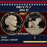 1981-s Ty 2 Proof Susan B. Anthony Dollar $1 pr70 dcam SEGS