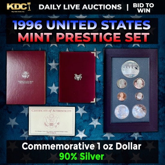RARE Key to Series 1996 United States Prestiege Proof Set