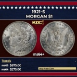 1921-s Morgan Dollar $1 Grades ms64+