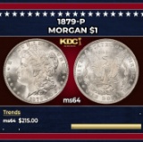 1879-p Morgan Dollar $1 Grades ms64