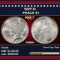 1927-d Peace Dollar $1 ms64+ SEGS