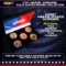 5 Coin Gold Plated Marvel Avengers Superhero Set Includes Hulk, Iron Man, Hawkeye, Thor, & Captain