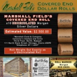 CIO- Rare Morgan UNC MARSHALL FIELDS 10 $1 Roll RED Level