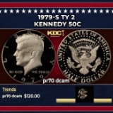 1979-s Ty 2 Proof Kennedy Half Dollar 50c pr70 dcam SEGS