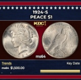 1924-s Peace Dollar $1 ms64 SEGS